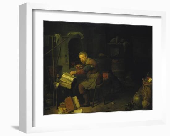 The Alchemist-David Ryckaert III-Framed Giclee Print