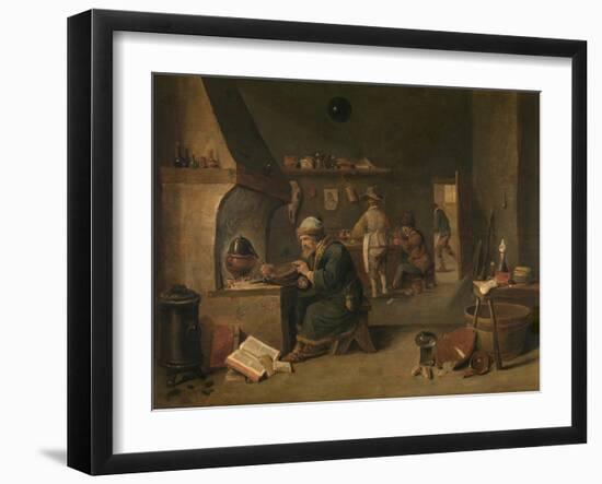 The Alchemist-David Teniers-Framed Art Print