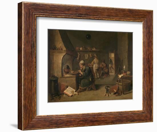 The Alchemist-David Teniers-Framed Art Print