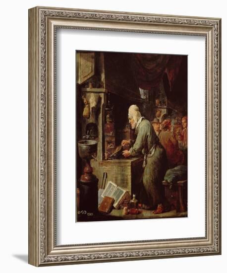 The Alchemist-David Teniers the Younger-Framed Giclee Print