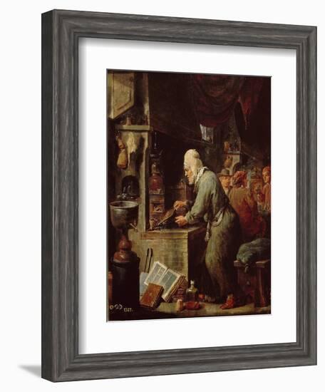 The Alchemist-David Teniers the Younger-Framed Giclee Print