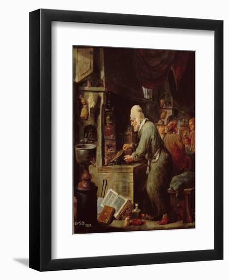The Alchemist-David Teniers the Younger-Framed Giclee Print