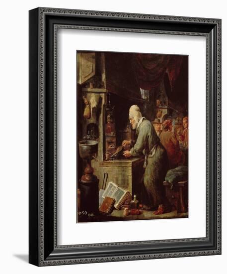 The Alchemist-David Teniers the Younger-Framed Giclee Print