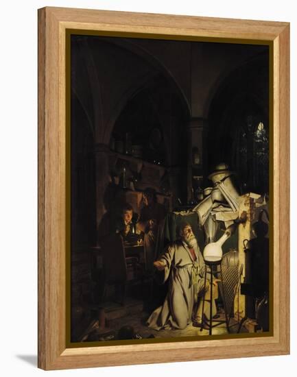 The Alchymist, 1771-Joseph Wright of Derby-Framed Premier Image Canvas