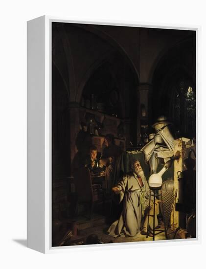 The Alchymist, 1771-Joseph Wright of Derby-Framed Premier Image Canvas