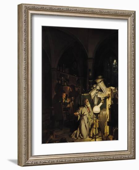 The Alchymist, 1771-Joseph Wright of Derby-Framed Giclee Print