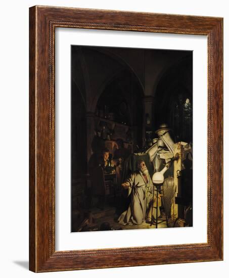 The Alchymist, 1771-Joseph Wright of Derby-Framed Giclee Print