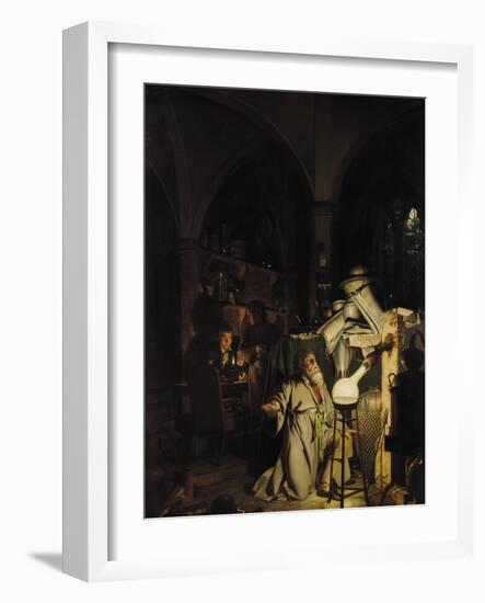 The Alchymist, 1771-Joseph Wright of Derby-Framed Giclee Print