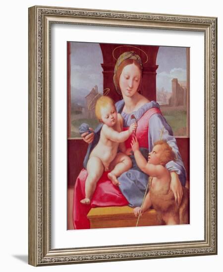 The Aldobrandini Madonna or the Garvagh Madonna, circa 1509-10-Raphael-Framed Giclee Print