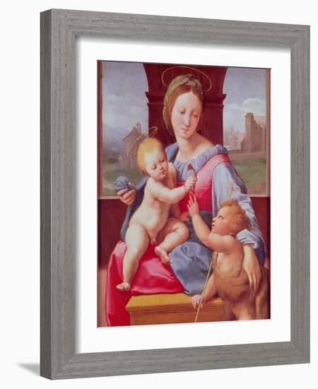 The Aldobrandini Madonna or the Garvagh Madonna, circa 1509-10-Raphael-Framed Giclee Print