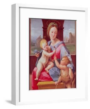 The Aldobrandini Madonna or the Garvagh Madonna, circa 1509-10-Raphael-Framed Giclee Print
