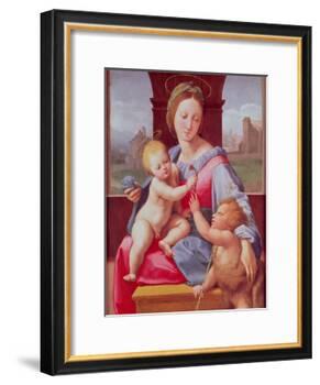 The Aldobrandini Madonna or the Garvagh Madonna, circa 1509-10-Raphael-Framed Giclee Print