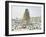 The Alexander Column in Scaffolds, 1833-Grigori Grigorievich Gagarin-Framed Giclee Print