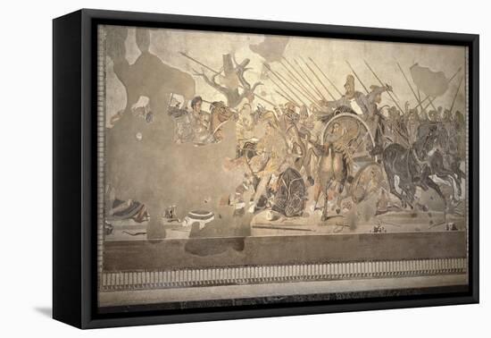 The Alexander Mosaic, Depicting the Battle of Issus Between Alexander the Great-Roman-Framed Premier Image Canvas