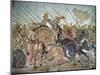 The Alexander Mosaic, Detail Depicting the Darius III-Roman-Mounted Giclee Print