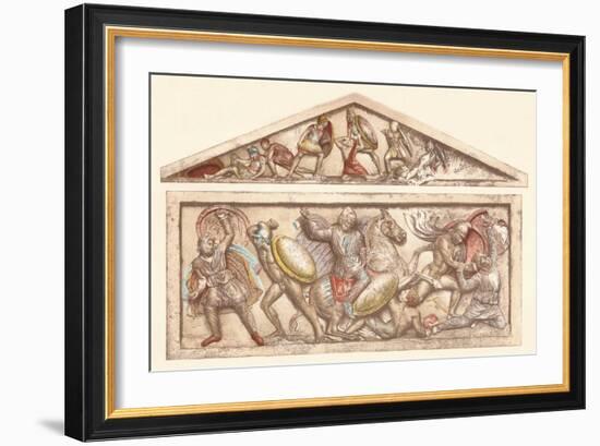 The Alexander Sarcophagus, c1901, (1907)-null-Framed Giclee Print