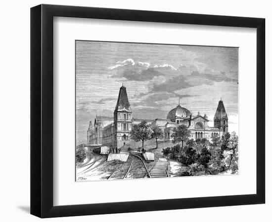 The Alexandra Palace, 1875-null-Framed Art Print