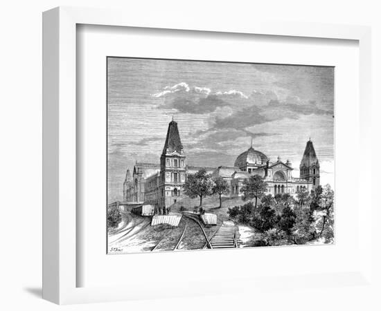 The Alexandra Palace, 1875-null-Framed Art Print