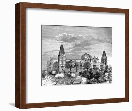 The Alexandra Palace, 1875-null-Framed Art Print