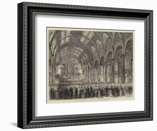 The Alexandra Palace, the Central Transept-null-Framed Giclee Print