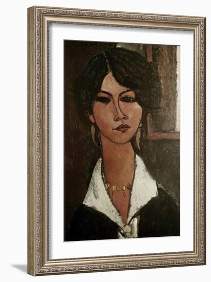 The Algerian Almaisa-Amedeo Modigliani-Framed Giclee Print