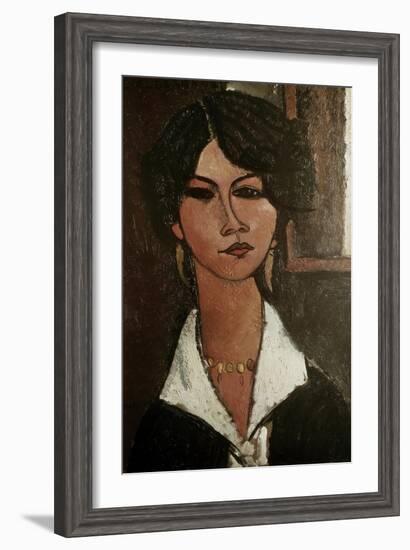 The Algerian Almaisa-Amedeo Modigliani-Framed Giclee Print