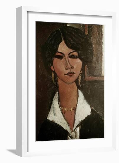 The Algerian Almaisa-Amedeo Modigliani-Framed Giclee Print