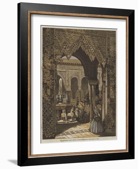 The Alhambra Court, Crystal Palace, Entrance to the Court of Lions-Robert Dudley-Framed Giclee Print