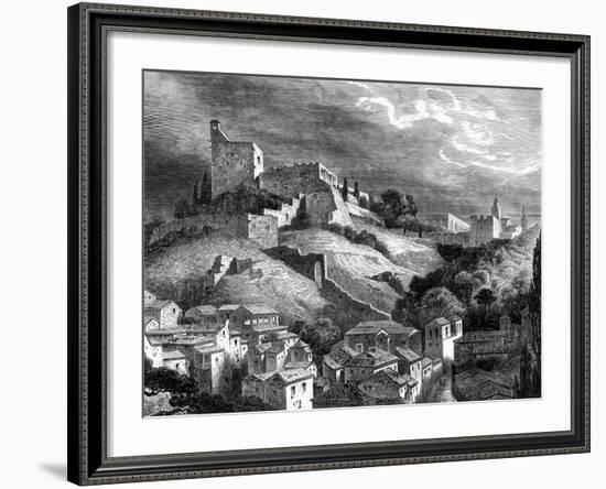 The Alhambra, Granada, Southern Spain, 19th Century-Gustave Doré-Framed Giclee Print