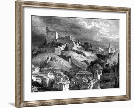 The Alhambra, Granada, Southern Spain, 19th Century-Gustave Doré-Framed Giclee Print