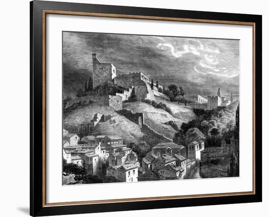 The Alhambra, Granada, Southern Spain, 19th Century-Gustave Doré-Framed Giclee Print