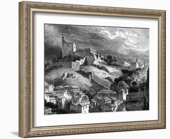 The Alhambra, Granada, Southern Spain, 19th Century-Gustave Doré-Framed Giclee Print