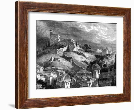 The Alhambra, Granada, Southern Spain, 19th Century-Gustave Doré-Framed Giclee Print