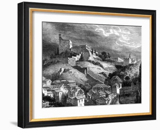 The Alhambra, Granada, Southern Spain, 19th Century-Gustave Doré-Framed Giclee Print