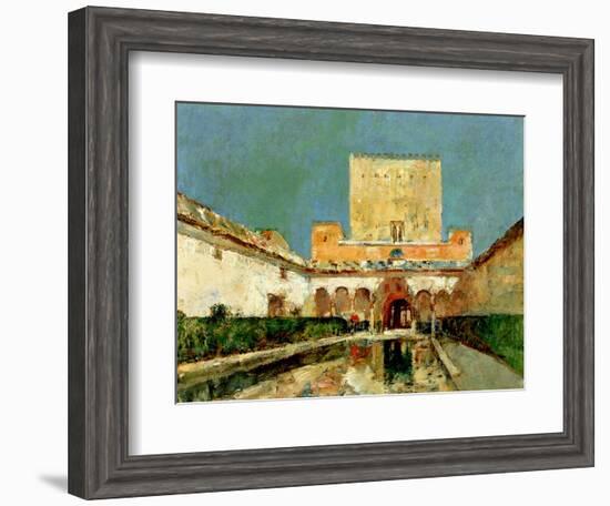 The Alhambra, Granada, Spain, C.1883-Childe Hassam-Framed Giclee Print