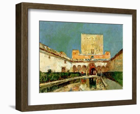 The Alhambra, Granada, Spain, C.1883-Childe Hassam-Framed Giclee Print