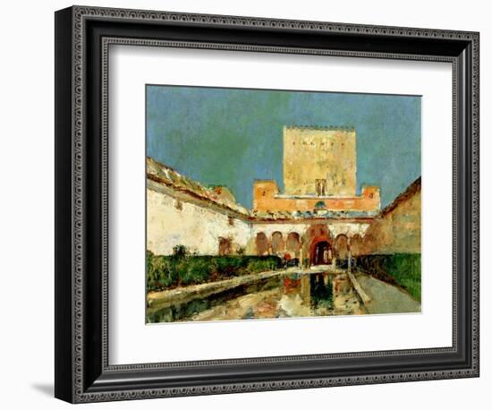 The Alhambra, Granada, Spain, C.1883-Childe Hassam-Framed Giclee Print