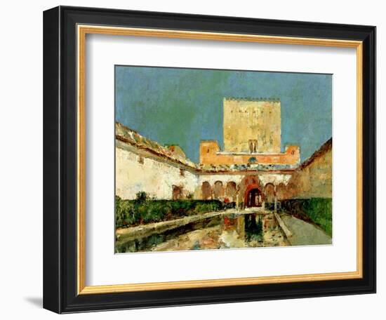 The Alhambra, Granada, Spain, C.1883-Childe Hassam-Framed Giclee Print