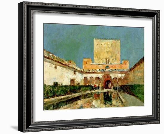 The Alhambra, Granada, Spain, C.1883-Childe Hassam-Framed Giclee Print