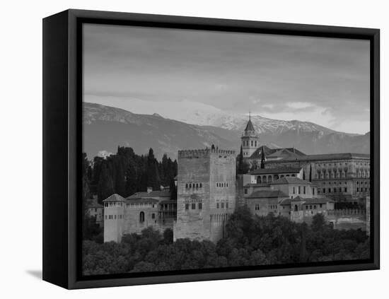 The Alhambra Palace at Sunset, Granada, Granada Province, Andalucia, Spain-Doug Pearson-Framed Premier Image Canvas