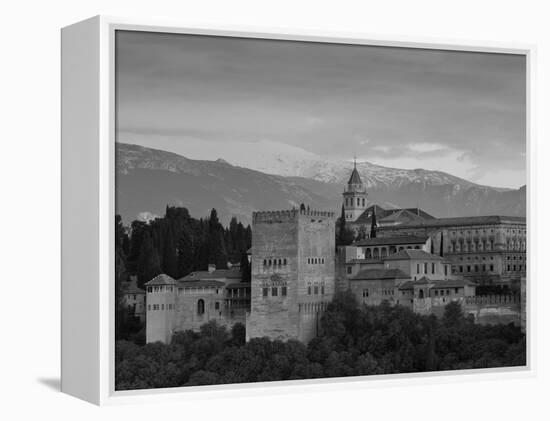 The Alhambra Palace at Sunset, Granada, Granada Province, Andalucia, Spain-Doug Pearson-Framed Premier Image Canvas