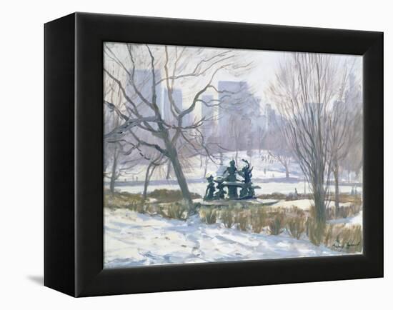 The Alice in Wonderland Statue, Central Park, New York, 1997-Julian Barrow-Framed Premier Image Canvas