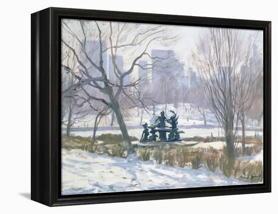 The Alice in Wonderland Statue, Central Park, New York, 1997-Julian Barrow-Framed Premier Image Canvas