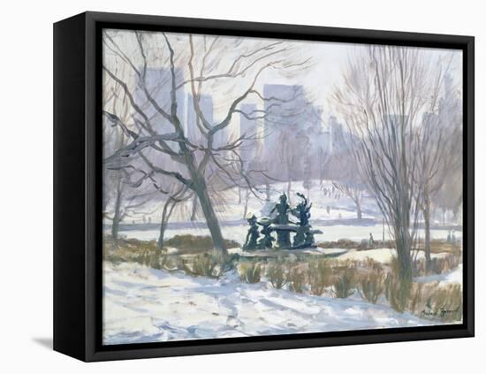 The Alice in Wonderland Statue, Central Park, New York, 1997-Julian Barrow-Framed Premier Image Canvas