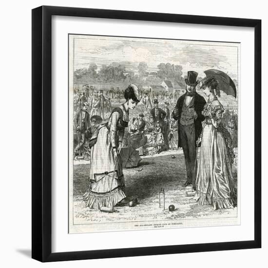 The All-England Croquet Club at Wimbledon-null-Framed Giclee Print