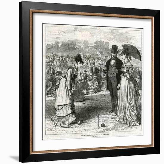 The All-England Croquet Club at Wimbledon-null-Framed Giclee Print