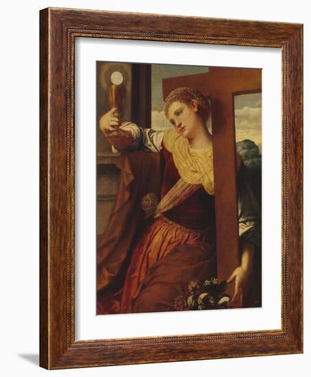 The Allegory of Faith-Moretto Da Brescia-Framed Giclee Print