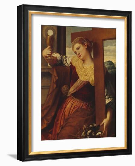 The Allegory of Faith-Moretto Da Brescia-Framed Giclee Print