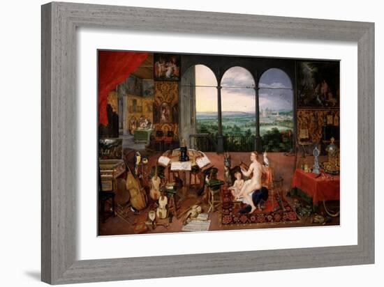 The Allegory of Hearing-Peter Paul Rubens-Framed Giclee Print