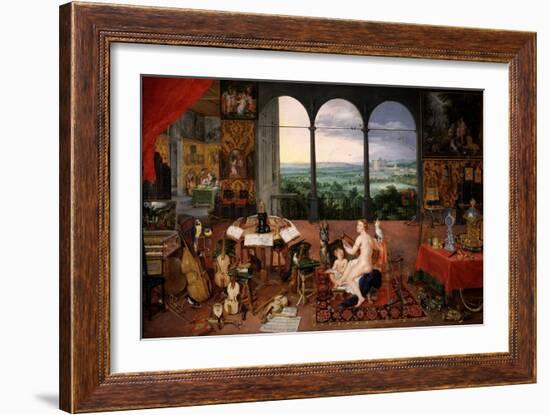 The Allegory of Hearing-Peter Paul Rubens-Framed Giclee Print